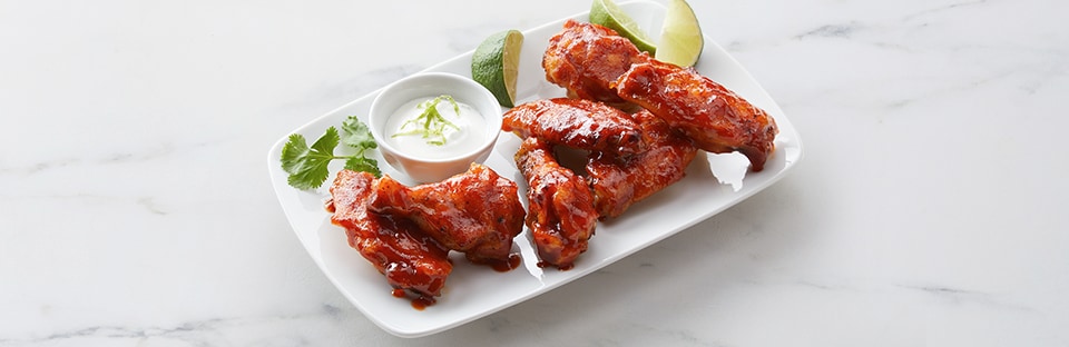 Slow-Cooker Honey Sriracha Chicken Wings